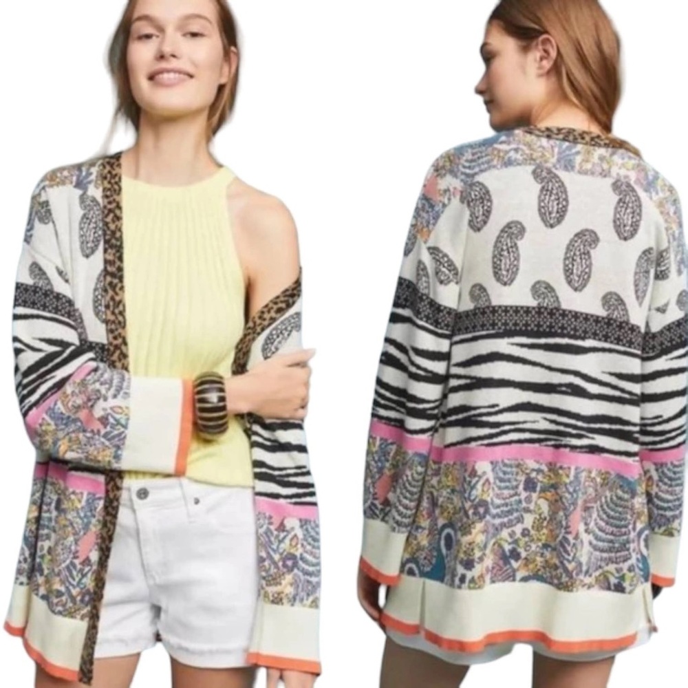 ANTHROPOLOGIE Bricolage Cardigan